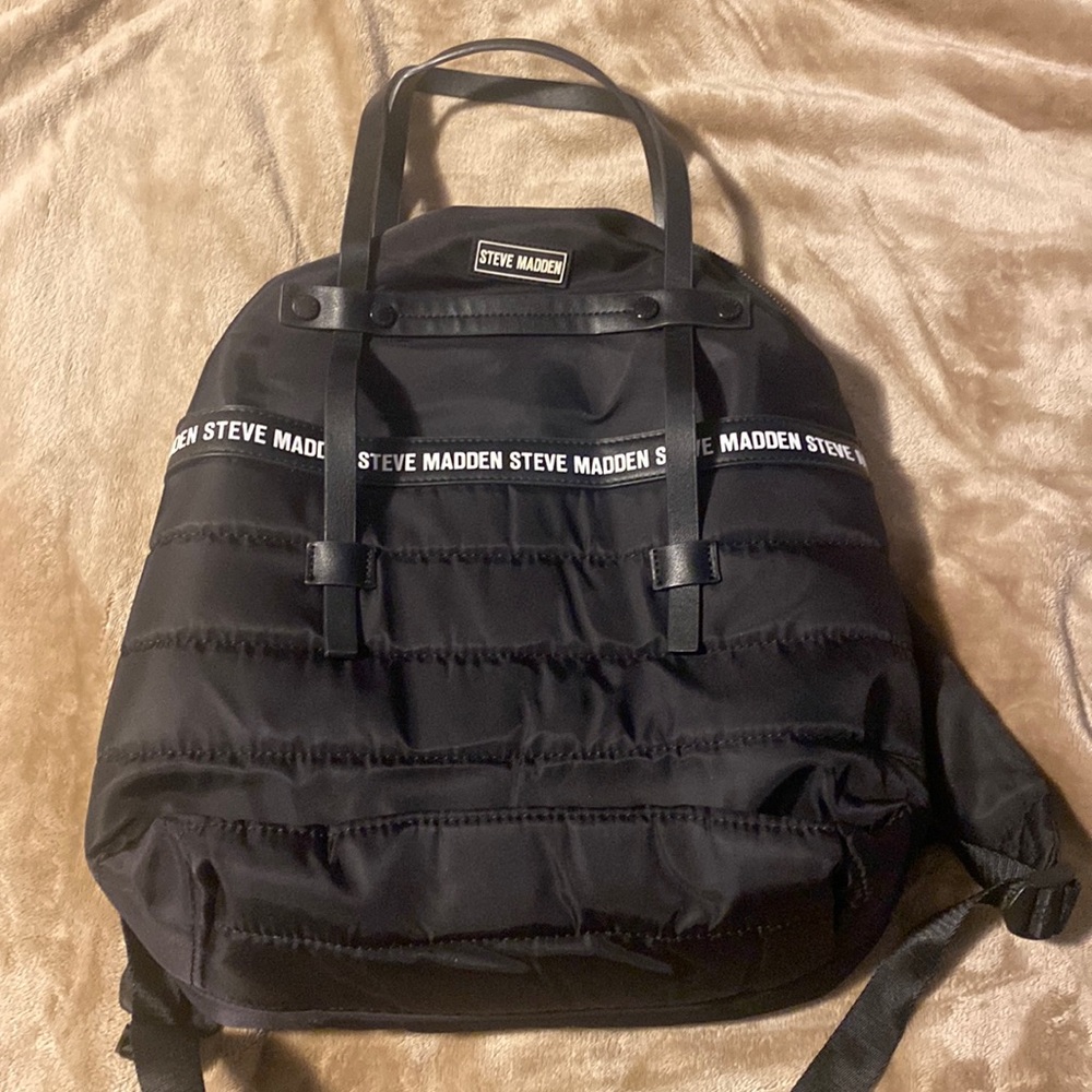Steve Madden black backpack